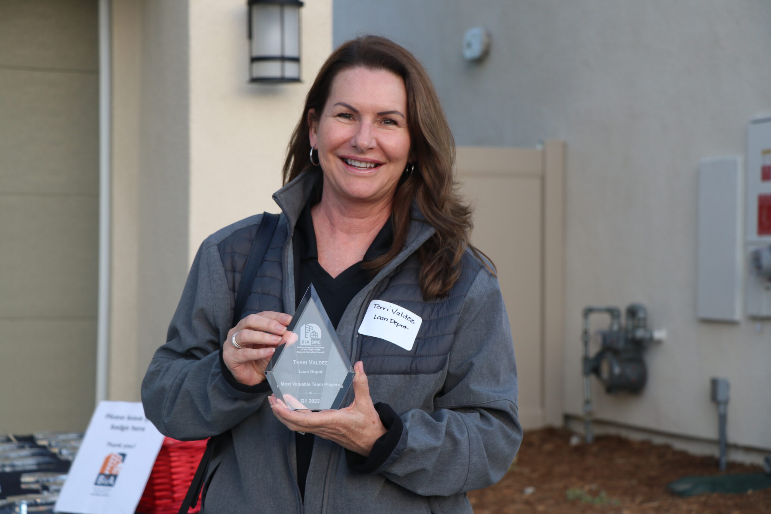 Sales, Leasing, or Marketing Most Valuable Team Player Award - Terri Valdez with loanDepot